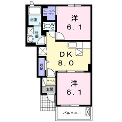 ウィステリア　カクトIIの物件間取画像